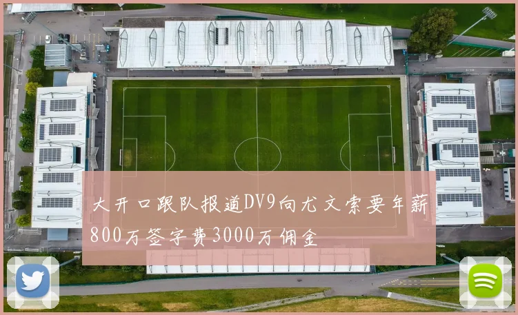 大开口跟队报道DV9向尤文索要年薪800万签字费3000万佣金
